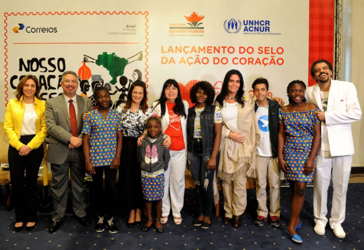 Lançamento do selo da Ação do Coração no Palácio dos Bandeirantes do Governo do Estado de São Paulo.